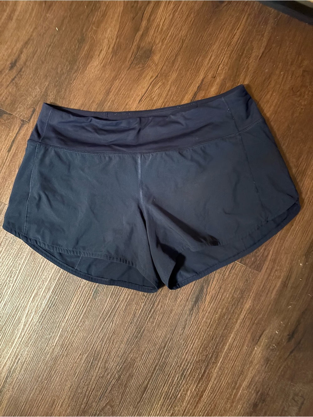 lululemon athletica Navy Athletic Running Shorts